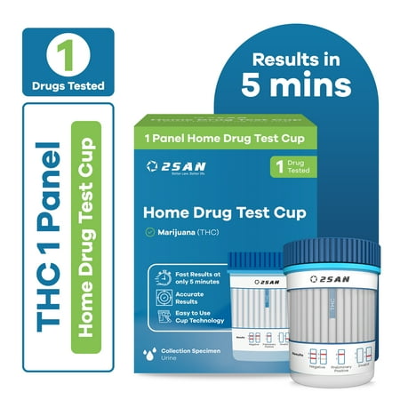 2San Easy to use Home Drug Test 1 Pack - Marijuana THC *Damaged Box* *Exp 09/27/25*
