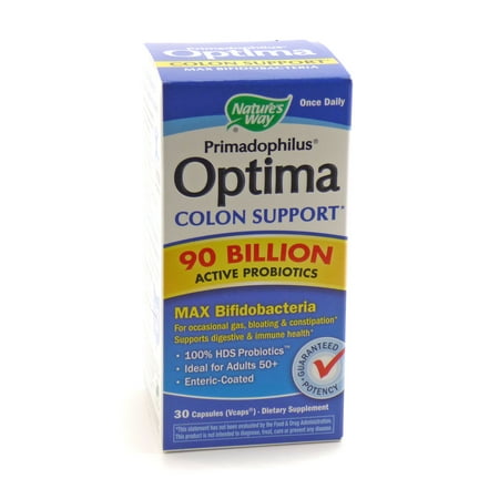 Natures Way Natures Way Primadophilus Optima Colon Support, 30 ea *Exp 07/31/26*