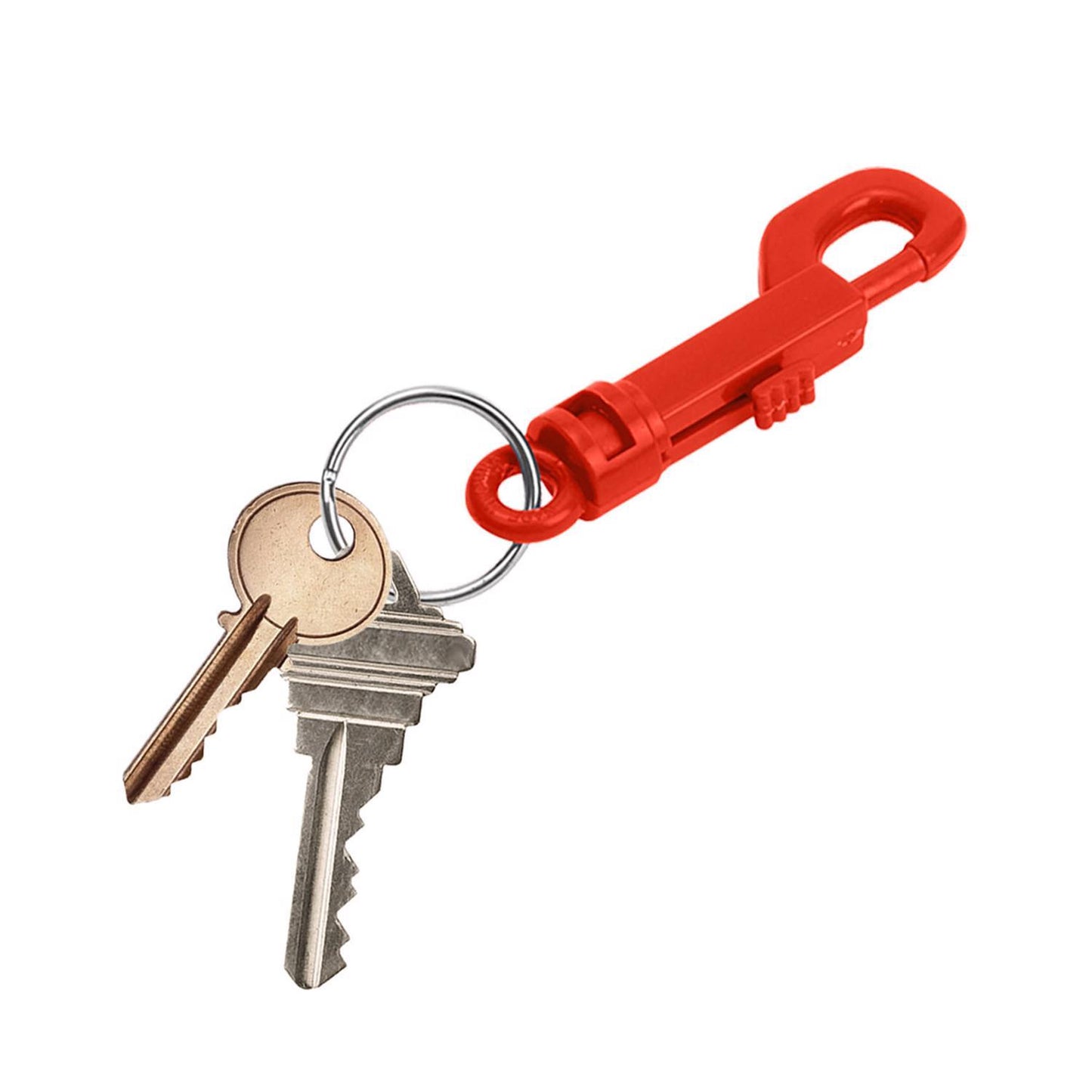 Lucky Line Plastic Assorted Split Key Clip *Color Chosen at Random*