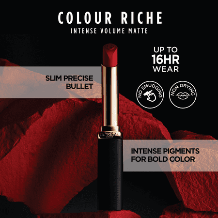 123 L'Oreal Paris Colour Riche Matte Lipstick, 0.06 oz
