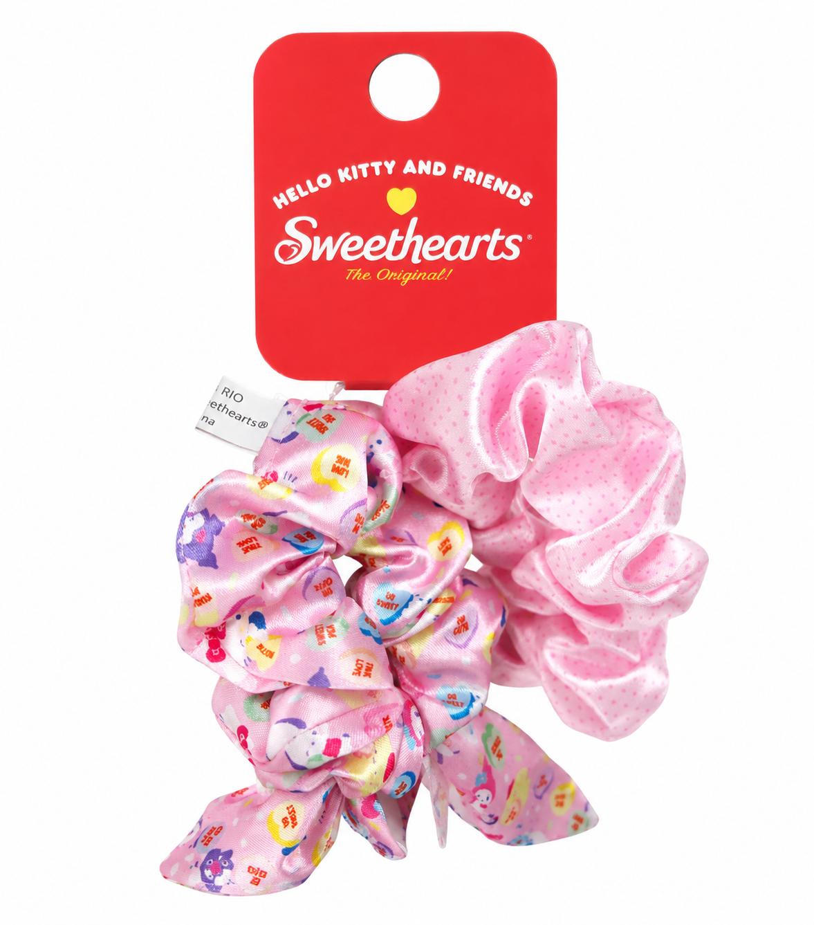 Hello Kitty & Friends Valentine's Day Scrunchie Set
