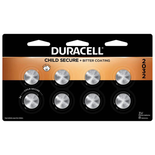 Coppertop 2032 3-Volt Lithium Coin Battery 8-Pack *Damaged Package*