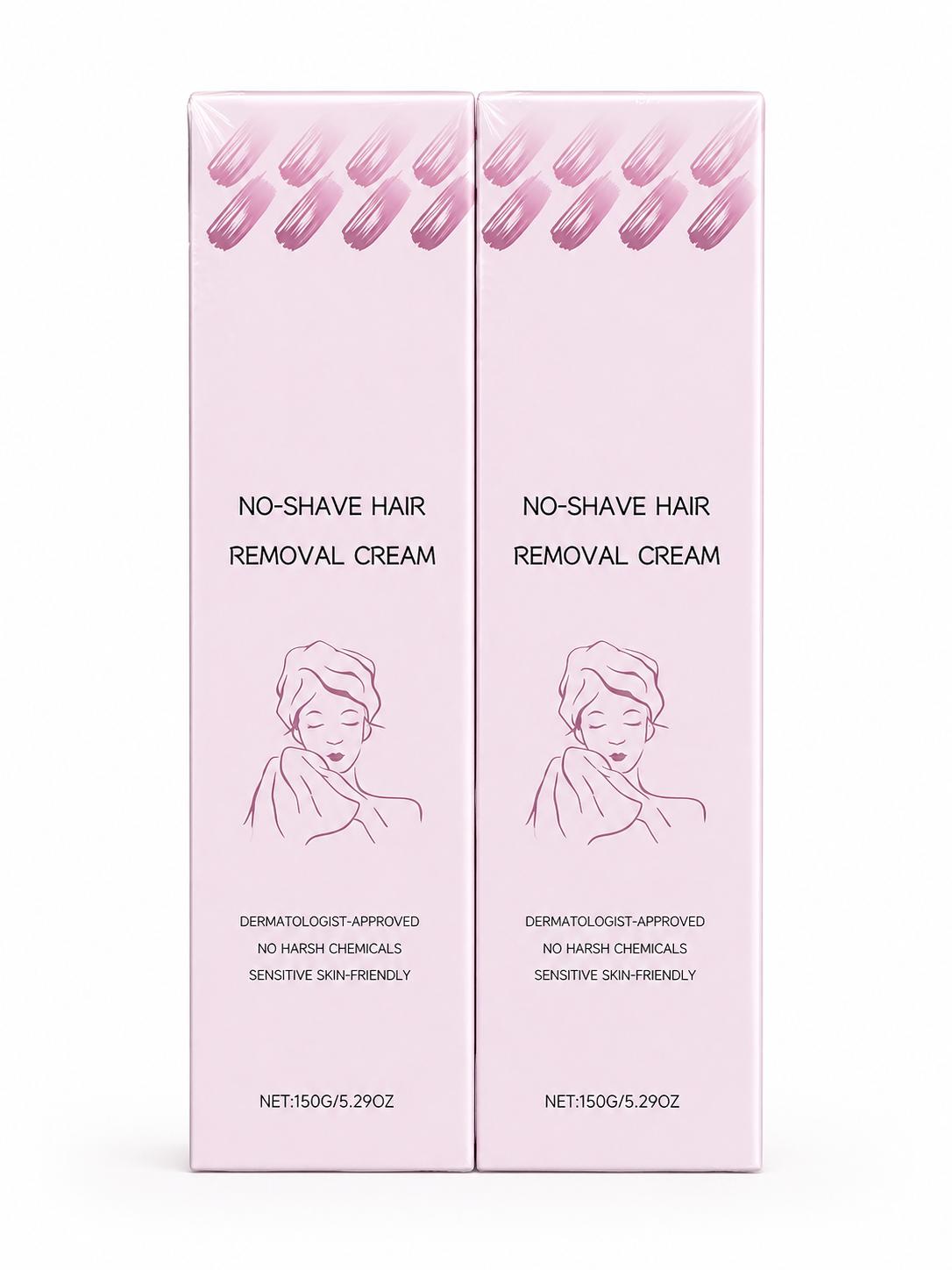 No-Shave Hair Removal Cream 2 Pack