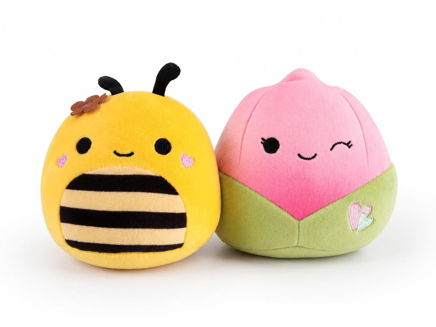 Squishmallows Sunny Bee & Bridgie Tulip Plush Pair