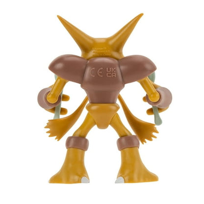 Pokemon - Alakazam Battle Ready Figure with Psychic Blast Accessory 4.5 inch