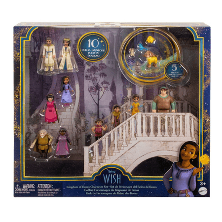 Disney Wish Kingdom of Rosas Character Small Doll Set