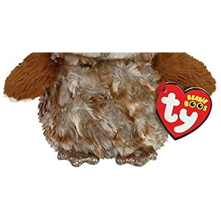 TY Beanie Boos - Percy the Brown Owl 6 in