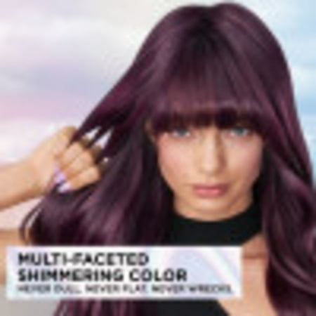 L'Oreal Paris Feria Shimmering Permanent Hair Color, B61 Downtown Brown, Strengthens Hair, 1 Kit *Damaged Box*