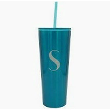 Modern Expressions, Monogram Tumbler S 21,64 fl oz (640 ml), Turquoise