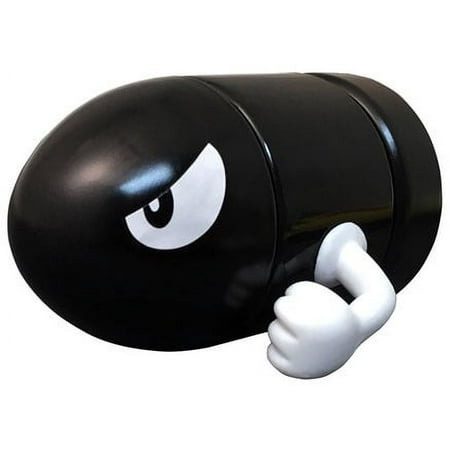 Bullet Bill Shaped Tin with Blue Raspberry Bill Shaped Candy