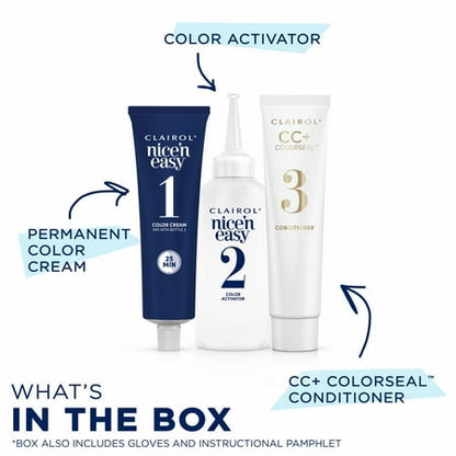 Clairol Nice'n Easy Permanent Hair Color Cream Kit - 6G Light Golden Brown