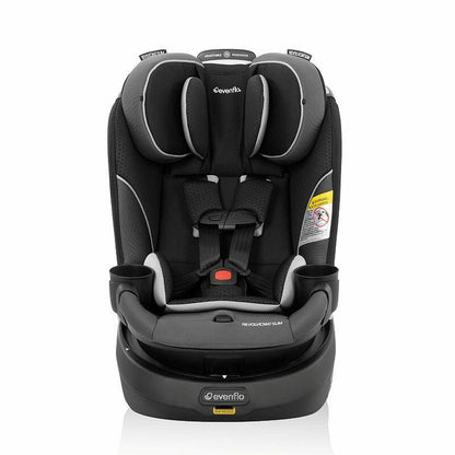Evenflo Revolve360 Slim 2-in-1 Rotational Car Seat, Canton Black