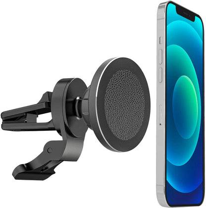 Just Wireless Car Vent Mount for MagSafe Series - Black: Plastic Magnetic Phone Holder