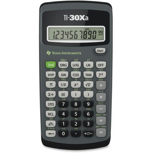 Texas Instruments TI-30xa scientific calculator