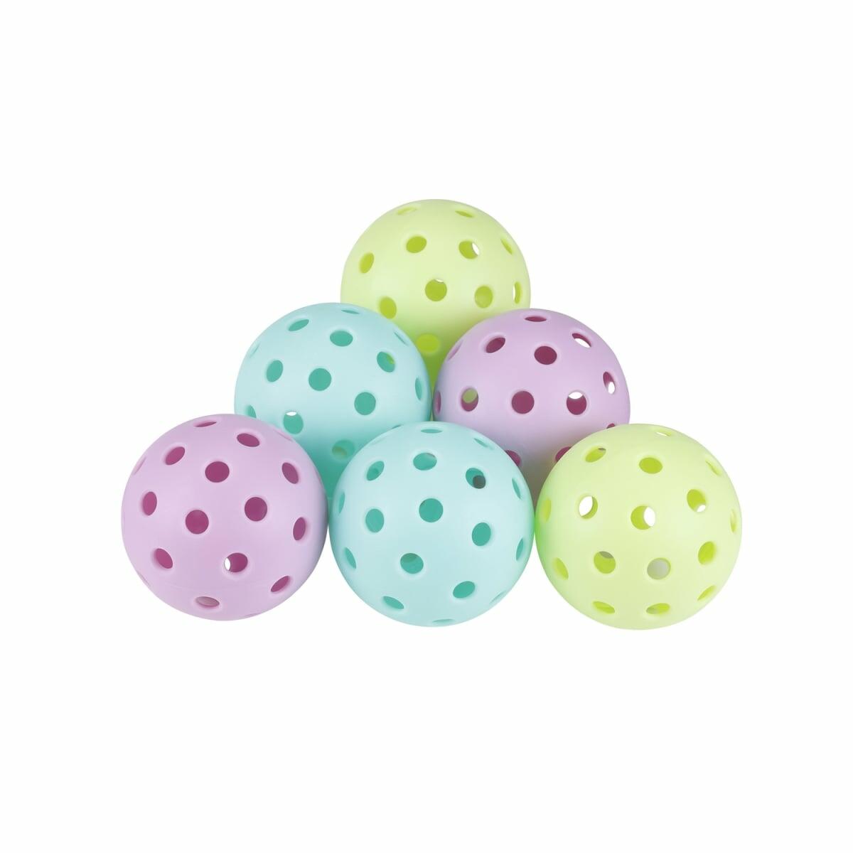 Pickle O'Joe 6pk Balls Pickleballs - Pastel