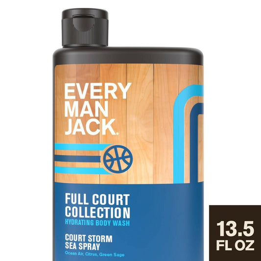 Every Man Jack Men's Body Wash - Court Storm Sea Spray