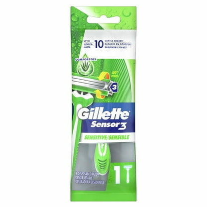 Gillette Sensor Sensitive Men 3 Blades Disposable Razor
