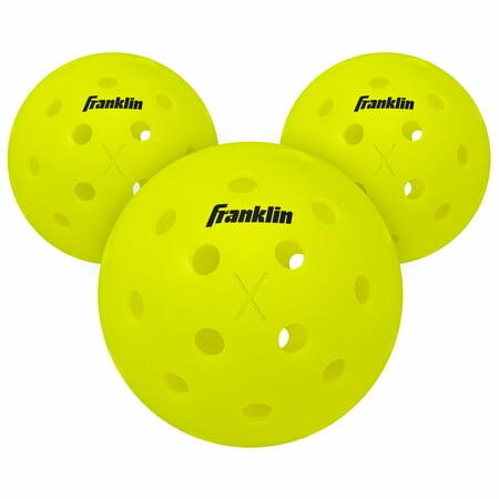 Franklin Sports X-40 Outdoor Pickleballs - 3 Pack