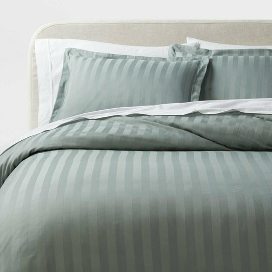 3pc Full/Queen Cover and Sham Set Light Teal