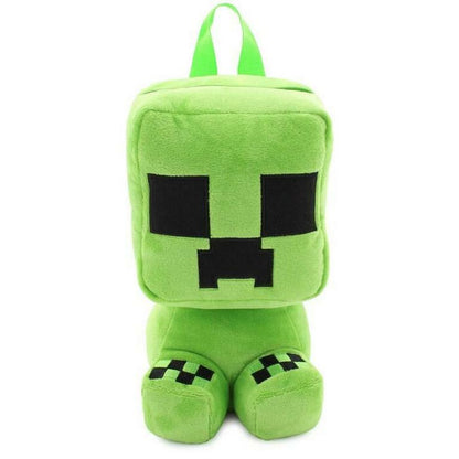 Boys' Minecraft Creeper Plush Backpack - Green