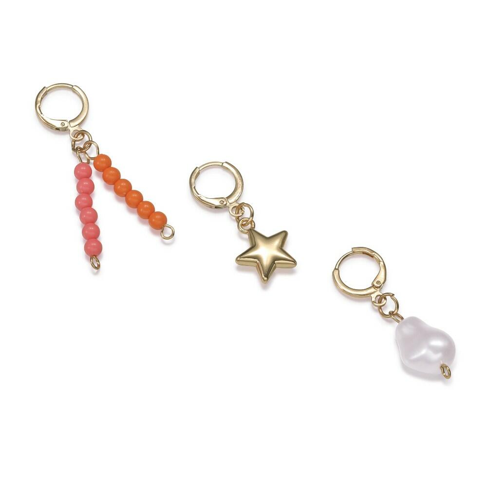 Studio Artifact Puffy Star Charm Set, 3 Pack
