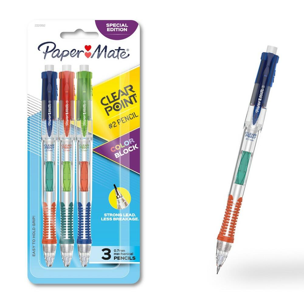 3ct Clearpoint Mechanical Pencil Color Block