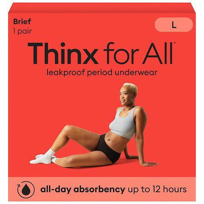 Thinx for All Women's Period Underwear - Large - Damaged Packaging