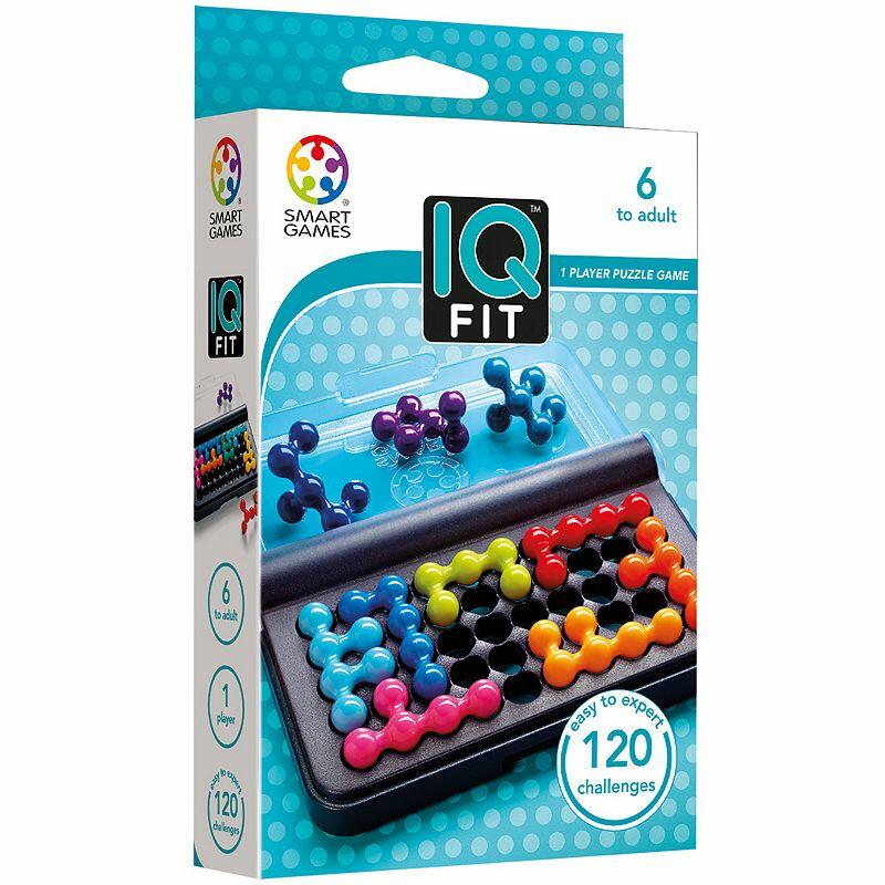 SmartGames IQ Fit 3D Travel Game with 120 Challenges