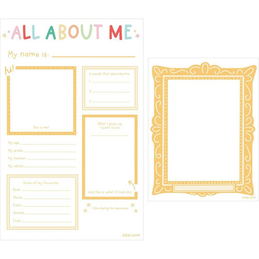 Pippi Post 60pk All About Me Frame Poster Kit