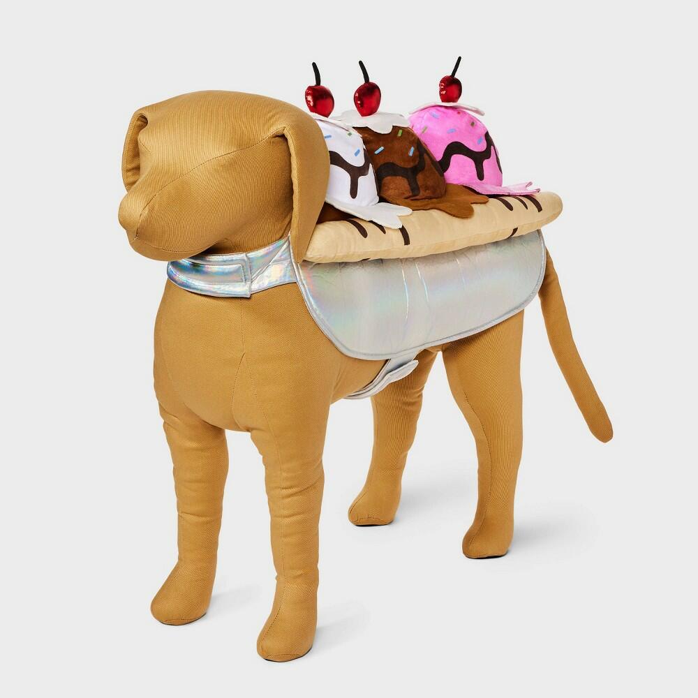 Banana Split Dog Full Body Costume - Boots & Barkley™ M