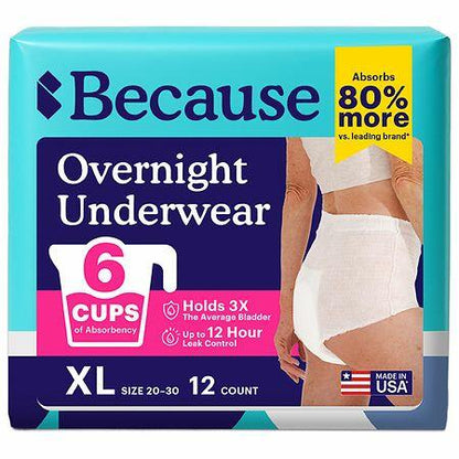Because Overnight Underwear - XL