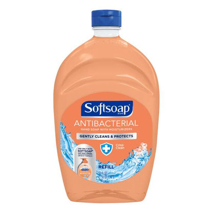 Softsoap Crisp Clean Antibacterial Liquid Hand Soap 50 fl oz Refill Bottle