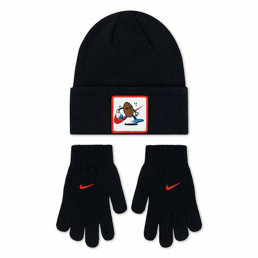 Kids' 8-20 Nike Sports Patch Beanie & Gloves Set