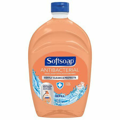 Softsoap Crisp Clean Antibacterial Liquid Hand Soap 50 fl oz Refill Bottle