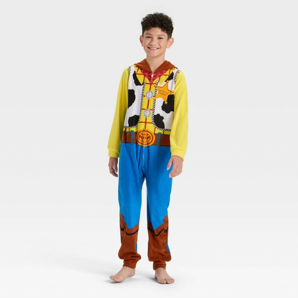 Boys' Toy Story Woody Union Suit - Blue L (12/14)