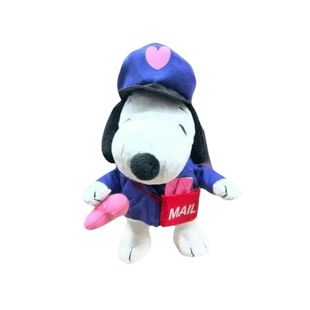 Snoopy Mailman Valentine s Peanuts 11  Plush Toy Stuffed Animal