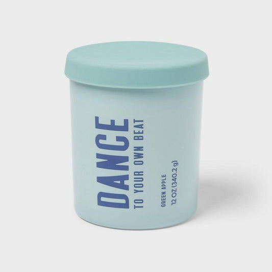 Dance Green Apple Jar Candle 12oz - (No Lid)