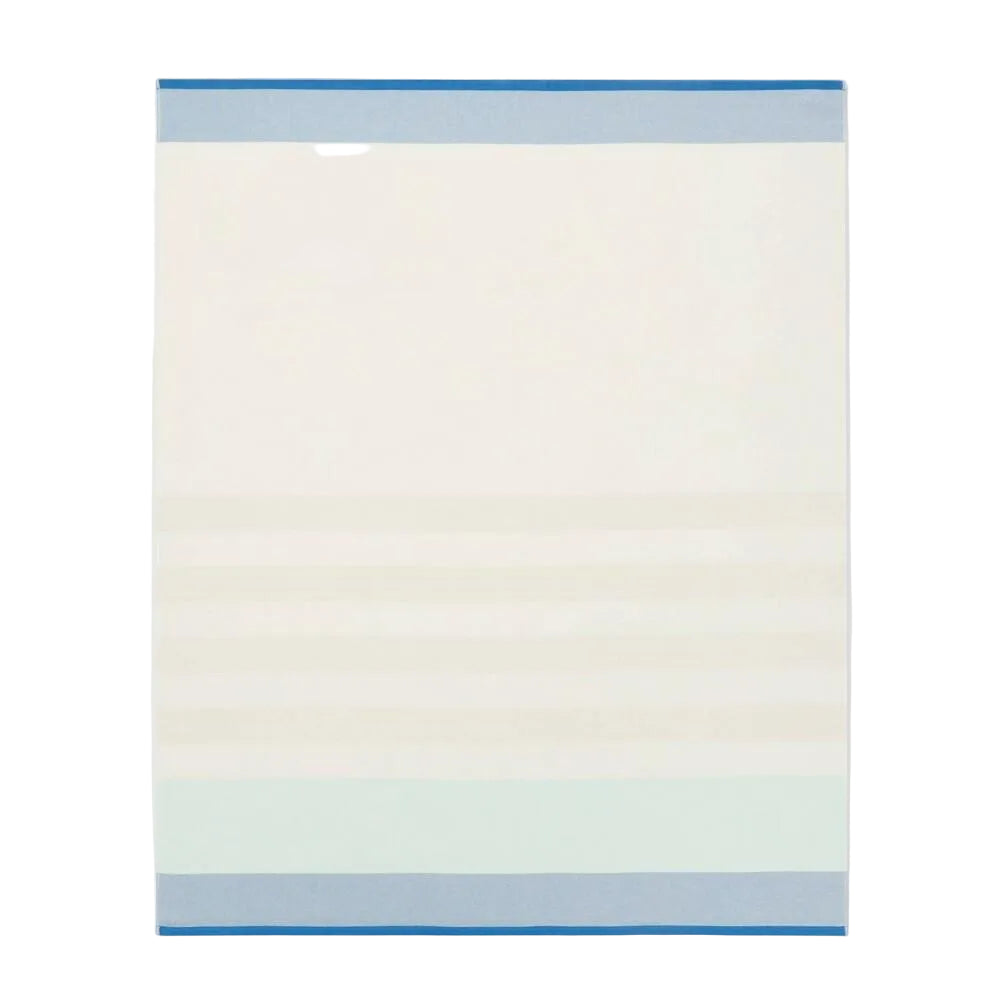 Tan Striped Oversized Jumbo Beach Towel - Sun Squad™