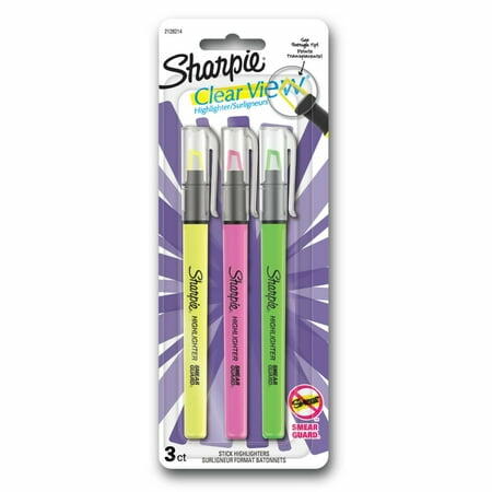 Sharpie Highlighter Clear View Highlighter 3 Count