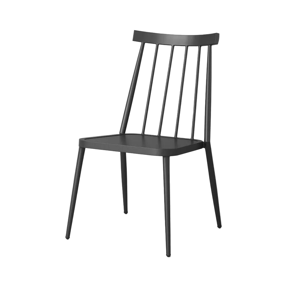 Windsor Armless Patio Dining Stacking Chair Black - Threshold™