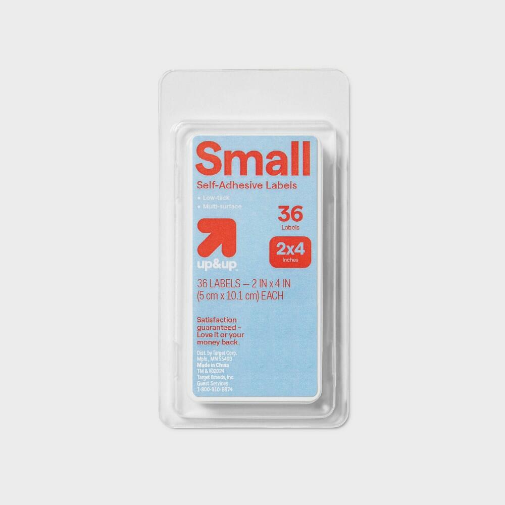 36ct Small Peel and Stick Labels - up&up™
