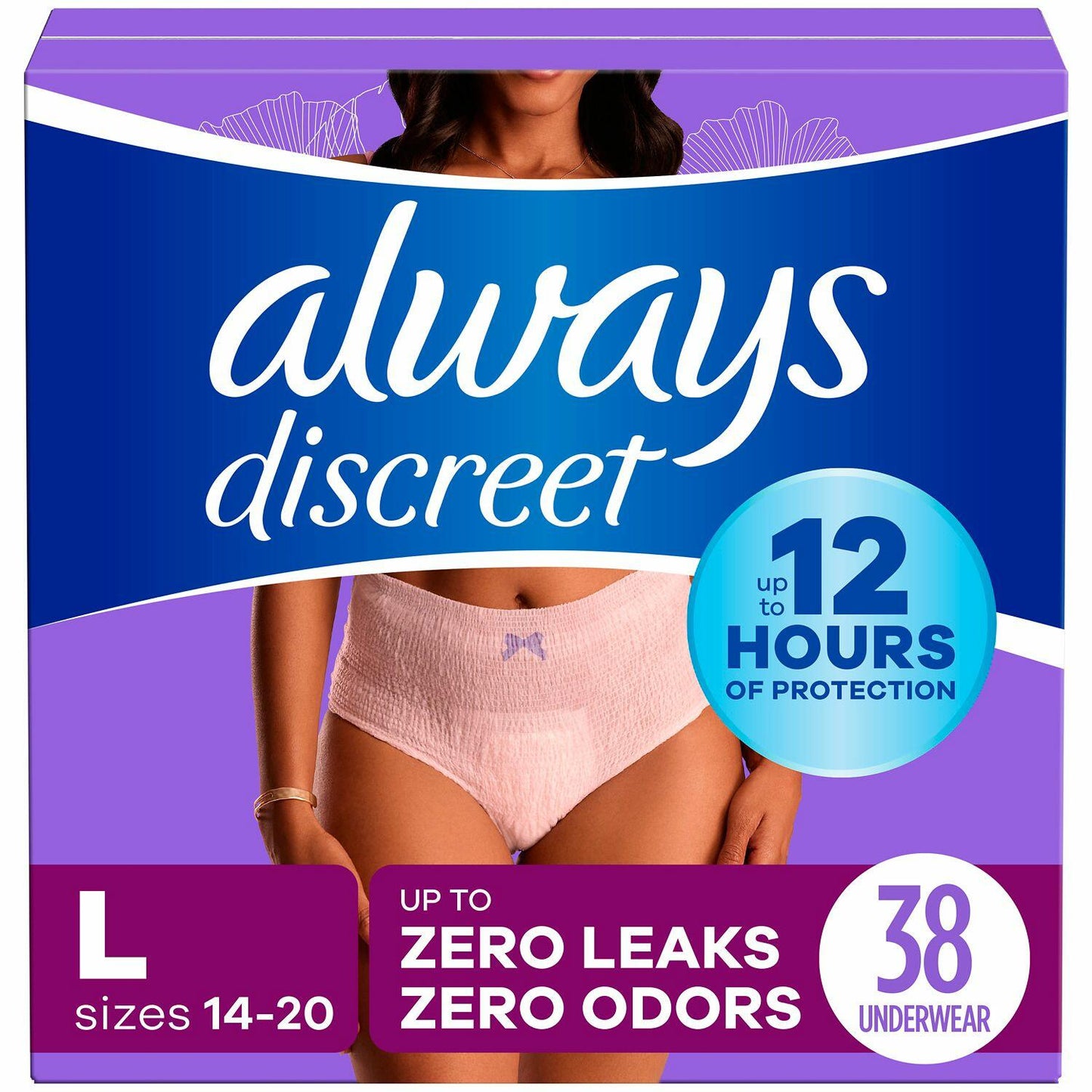 Always Discreet Maximum Large 38ct