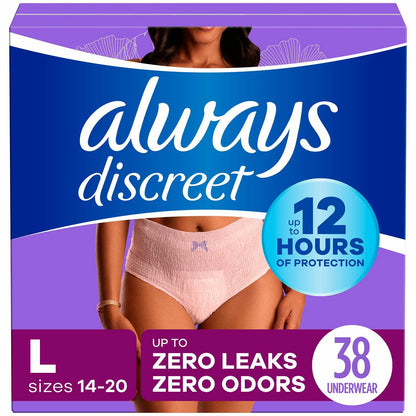Always Discreet Maximum Large 38ct