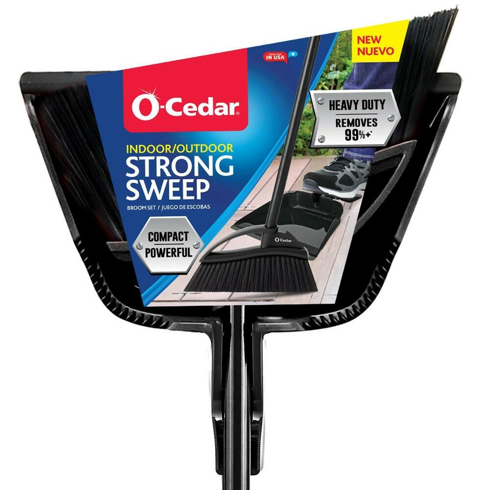 O-Cedar 12.75 in. Strong Sweep Broom, Plastic