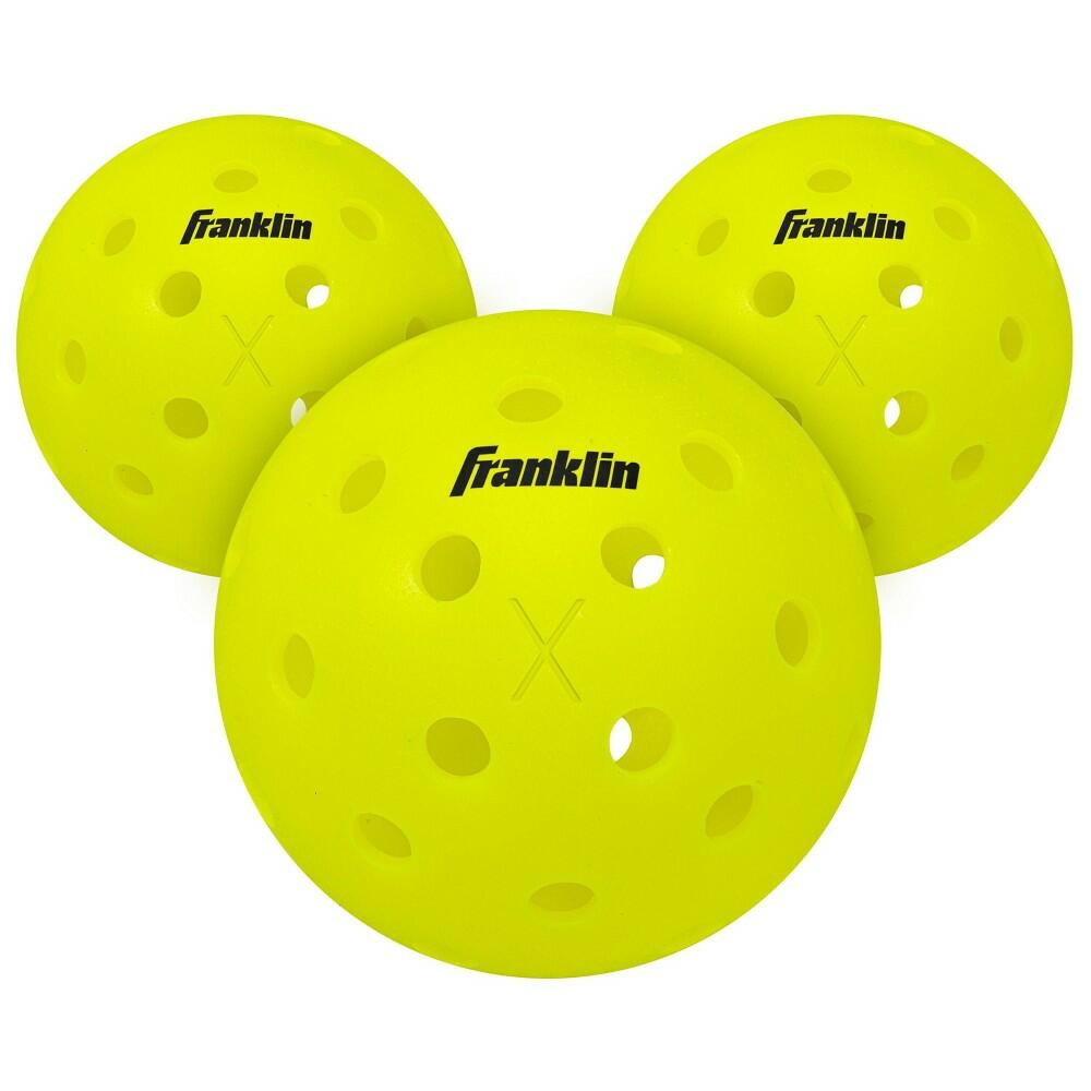 Franklin Sports X-40 Outdoor Pickleballs - 3 Pack
