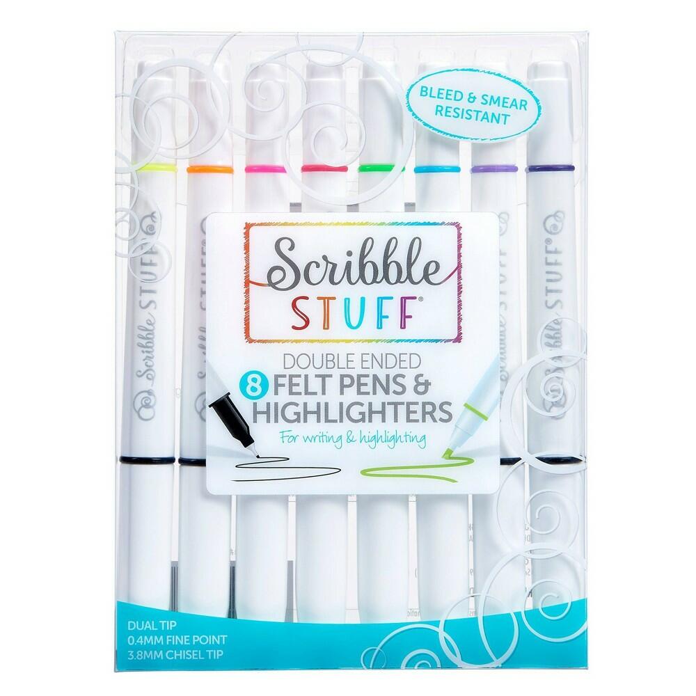 Scribble Stuff 8ct Highlighter