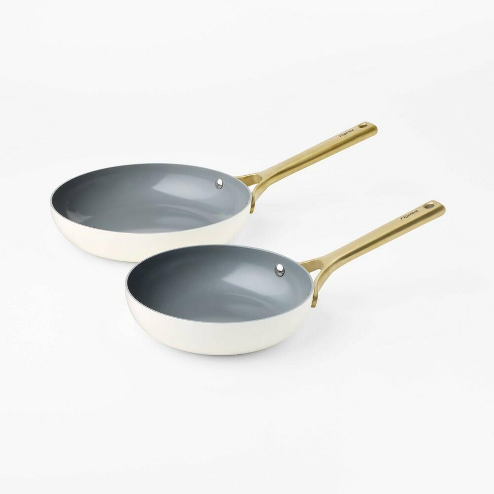 2pk Nonstick Ceramic Coated Aluminum Pan