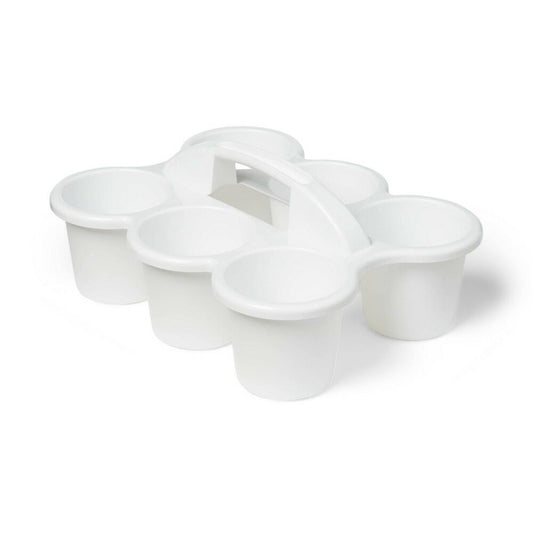 6 Cup Caddy Off White, Teacher Supplies