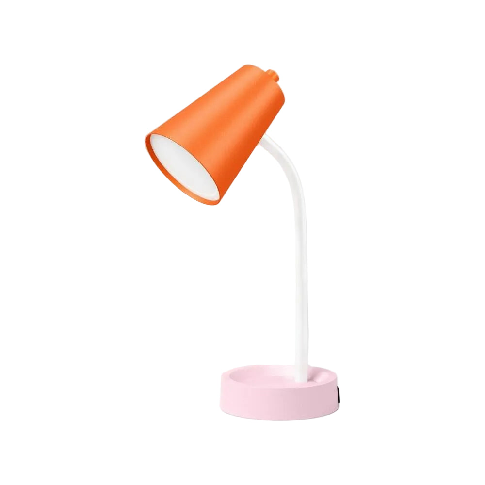 Task Table Lamp Orange/Pink Color Block - Room Essentials™