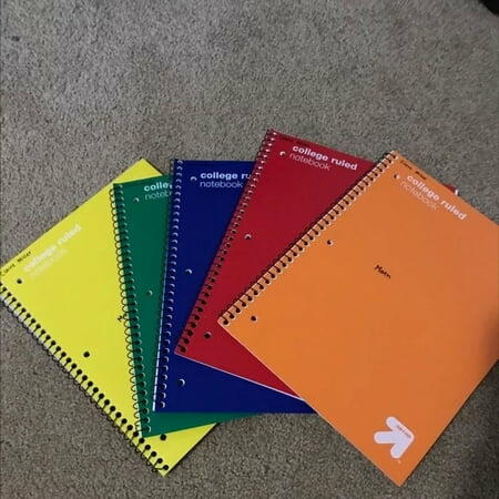 Wide Ruled Green Notebook
